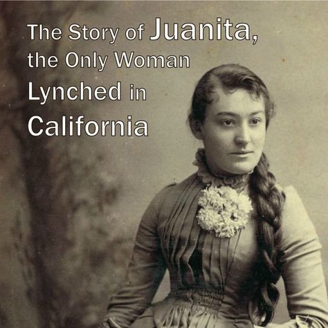 1851, July 5 ~ Josefa Loazia, the only woman hanged in CA.  The stereotype of many Mexican women of lower classes was that they were the opposite of the stereotypical Anglo woman. Whereas the Anglo woman was chaste and pious, Mexican women were viewed as depraved and sexually corrupt. A drunken white man (Joe Canon) broke her front door while her husband was away and she was executed for stabbing him. West America, Mexican American Culture, California Gold Rush, California History, California Gold, Mexican American, Interesting History, Mountain Man, American West