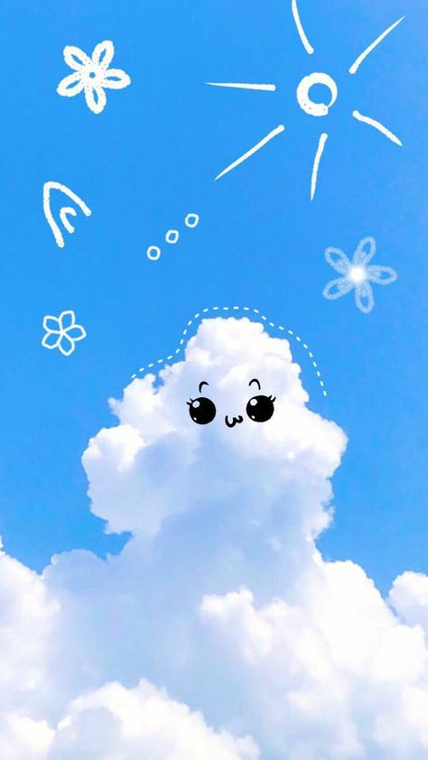 #cuteclouds #cloudsdrawing #clouds #lizahasten #cute Kode Canva, Doodle Photography, Cloud Emoji, Cloud Pictures, Dibujos Toy Story, Sunset Quotes Instagram, Dirty Shoes, Cloud Illustration, Black And White Photo Wall