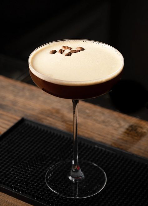 Coconut Espresso Martini by Ran Van Ongevalle | CREME: Step-by-Step Video Recipes Coconut Espresso Martini, Coconut Espresso, Coffee Ice Cubes, Coffee Liqueur, Coconut Coffee, Video Recipes, Dark Rum, Coconut Rum, Hand Blender