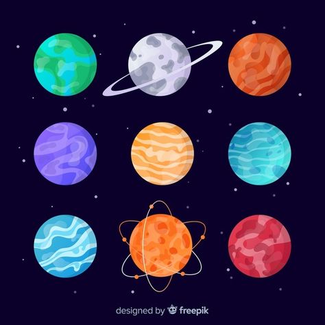 Planets Graphic Design, Planet Illustration Design, Planet Clipart, Planets Design, Planet Illustration, Logo Portfolio, Logo Design Negative Space, Icon Inspiration, Planet Logo