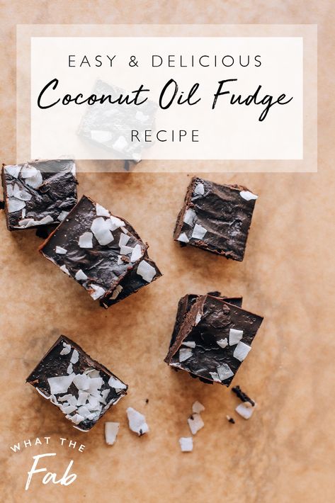 Easy and DELICIOUS Coconut Oil Fudge Recipe That You'll LOVE in 2022 Coconut Fudge Recipe, Healthy Fudge Recipe, Fudge Keto, Coconut Oil Fudge, Coconut Fudge, Healthy Fudge, Low Sugar Desserts, Keto Healthy, Less Sugar