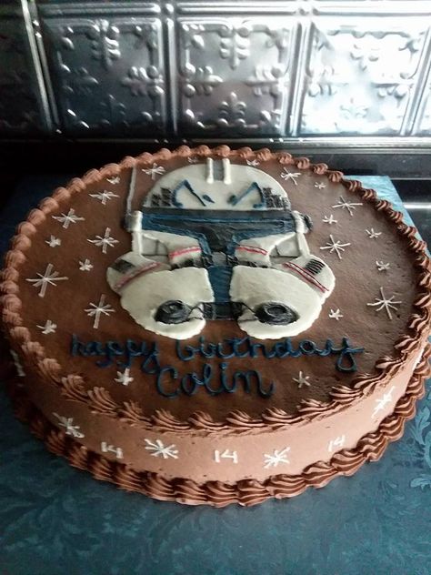 Captain Rex, Baking Decorating, Decorated Cakes, Cute Characters, Butter Cream, Fondant, Cake Decorating, Old School, Birthday Cake