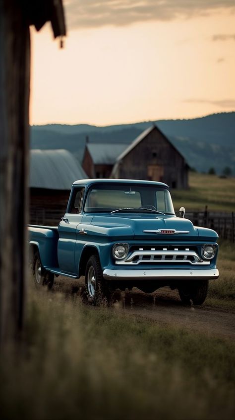 Pick Up Truck Aesthetic, Vintage Truck Wallpaper Iphone, Vintage Trucks Aesthetic, Old Trucks Wallpaper, Trucks Wallpaper, Old Trucks Aesthetic, Old Trucks Vintage Aesthetic, Old Garage, Country Barns