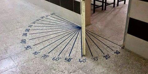 Angles on floor to show angles with the classroom door. Math College, Math Lab, Math Classroom Decorations, Classroom Door, Classroom Design, 4th Grade Math, Math Class, Middle School Math, Reggio Emilia