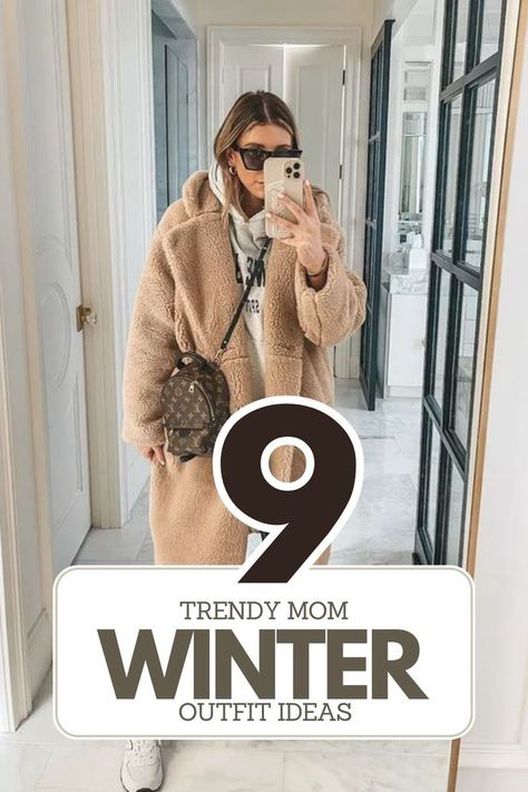 As a busy mom, I find it tricky to balance style with warmth and comfort during the winter months. This winter, fashion trends are all about layering smartly, playing with textures, and embracing a mix of chic yet cozy pieces. Here are 9 trendy winter outfit ideas... Fashionable Cold Weather Outfits, Women Winter Casual Outfits, Winter Outfits Women 30s, Trendy Outfits For Winter 2024, Women’s Winter 2025 Outfits, Winter Outfit With White Pants, Styled Hoodie Outfit, Winter Outfits Mom Casual, Weekend Mom Outfit Fall