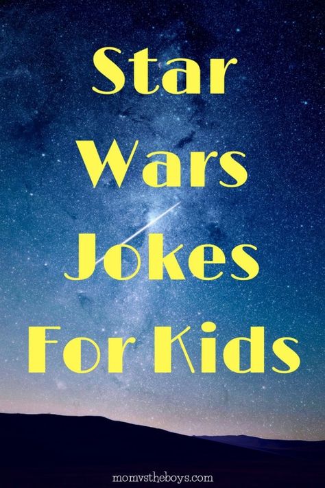 Star Wars Activities, Star Wars Trivia, Star Wars Classroom, Kid Jokes, Kids Jokes, Star Wars Quotes, Star Wars Birthday Party, Star Wars Facts, Funny Star Wars