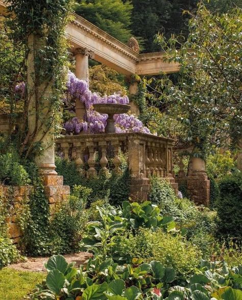 Enchanted Cottage, Fairytale Aesthetic, Palace Garden, Castle Garden, Fantasy Forest, Garden Park, Fantasy House, Pretty House, Beautiful Buildings