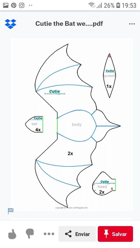 Bat Plushie Pattern Free, Bat Plushie Pattern, Diy Plushies Patterns Free, Sewing Templates Animal, Diy Plushies Patterns, Easy Plushies Diy, Simple Plushie Patterns, Stuffed Animal Patterns Free Templates, Plushie Patterns Free Templates