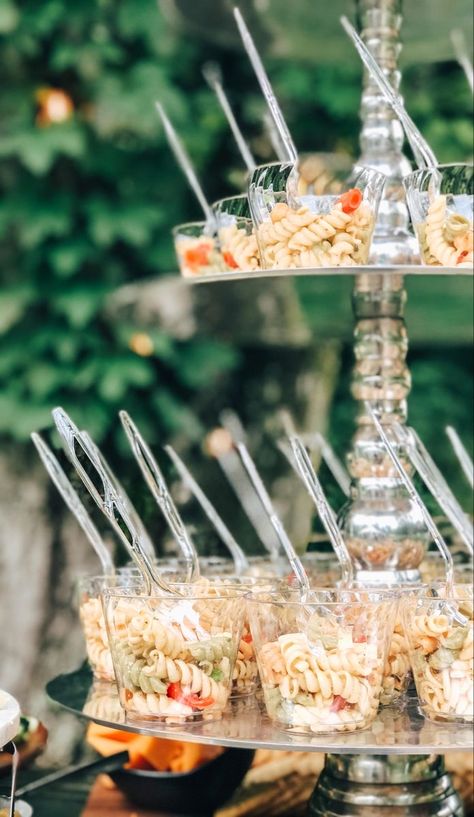 Fun Cocktail Hour Food, Wedding Cocktail Hour Food Display, Wedding Cocktail Hour Finger Food, Spring Wedding Catering Ideas, Hors D’oeuvres For Wedding Reception, Backyard Wedding Ideas Food, Simple Appetizers For Wedding, Small Wedding Cocktail Hour, Cocktail Hour Backyard Wedding