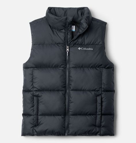 Womens black puffer vest