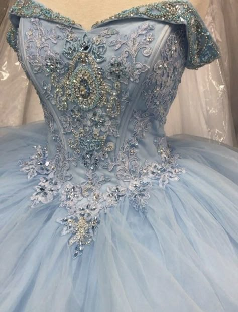 Baby Blue Quinceanera Dresses, Cinderella Quinceanera Dress, Blue Quince Dress, Cinderella Quince, Light Blue Quinceanera Dresses, Baby Blue Quinceanera, Cinderella Quinceanera Themes, Cinderella Quinceanera, Quinceanera Themes Dresses