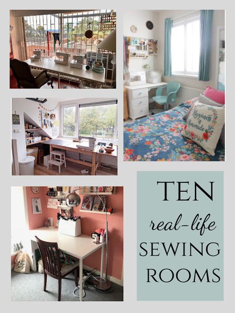 Sewing Corner Ideas Small Spaces, Sewing Room Small Space, Sewing Studio Ideas Inspiration, Sewing Nook Ideas Small Spaces, Small Sewing Room Design, Small Sewing Room Ideas Layout, Tiny Sewing Room, Sewing Office Room, Sewing Studio Space