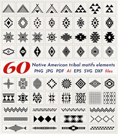 Native Graphic Design, Native American Designs Pattern Art, Aztec Pottery, Kokopelli Art, Beginner Drawing Lessons, Indian Symbols, Motifs Design, Navajo Pattern, Native American Beadwork Patterns