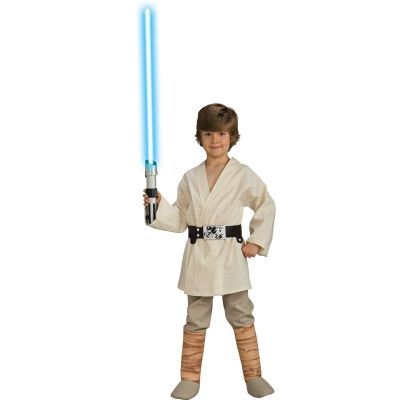 STAR WARS COSTUMES: : Star Wars Luke Skywalker Deluxe Child Costume