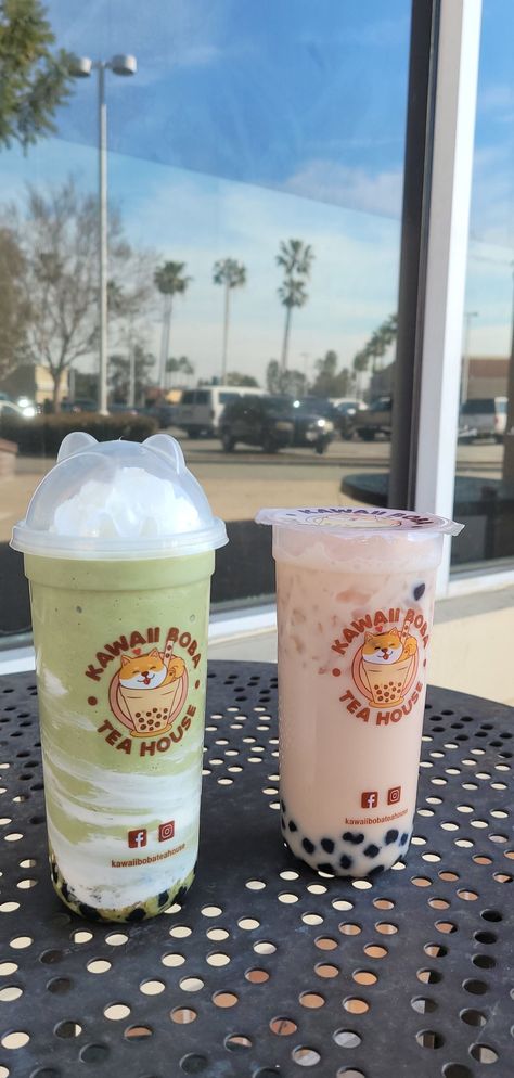 matcha, smoothie, cream, frappe, rose, milk tea, bubble tea, boba, kawaii, tea, fullerton, OC Boba Tea Aesthetic, Milk Tea With Boba, Kawaii Boba Tea, Rose Milk Tea, Matcha Bubble Tea, Kawaii Boba, Tea Aesthetic, Bubble Tea Boba, Boba Drink