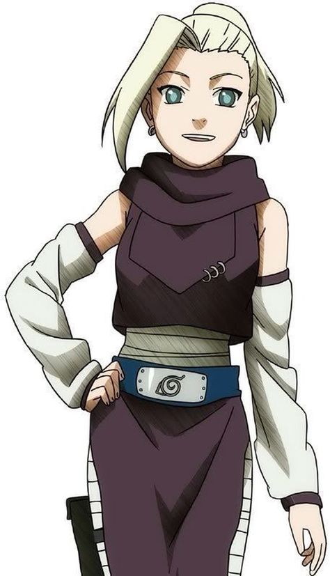 Ino Yamanaka (山中いの, Yamanaka Ino) is a major supporting character of the series. She is a chūnin-level kunoichi of Konohagakure's Yamanaka clan and a member of Team Asuma. Along with her team-mates, Ino makes up the new generation of Ino–Shika–Chō, just like their fathers were before them. In Part II Ino has also expanded her repertoire of skills and is now a medical-nin also. El Beny, Shinobi Naruto, Ino Naruto, Ino Yamanaka, Ninja Girl, Boruto Characters, Manga Naruto, Naruto Pictures, Naruto Oc