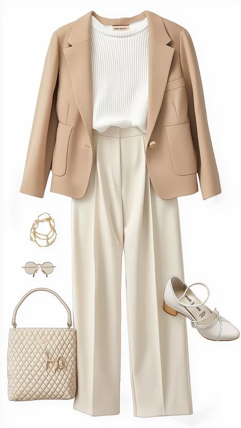 Soft neutrals, classic tailoring, and effortless elegance – the perfect Libra-inspired outfit for those who love timeless beauty.

✔ Blush & ivory tones
✔ Tailored blazer & wide-leg trousers
✔ Gold jewelry & quilted handbag
✔ Polished, feminine, and refined

Perfect for lovers of quiet luxury, classic fashion, and soft aesthetics. Save this pin for inspiration! 🤍✨

📌 #LibraStyle #ZodiacFashion #VenusAesthetic #QuietLuxury #TimelessChic #OldMoneyStyle #ClassicWardrobe #SoftNeutrals #ElegantFashion #PinterestStyle Libra Fashion, Libra Style, Aesthetic Wardrobe, Classic Tailoring, Quilted Handbag, Elegant Feminine, Tailored Blazer, Quiet Luxury, Effortless Elegance