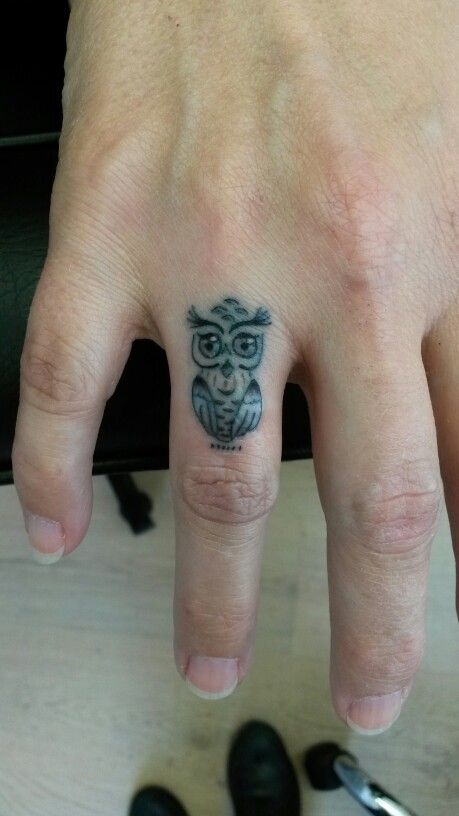 Owl finger tattoo Owl Finger Tattoo, Inner Finger Tattoos, Lightning Tattoos, Tattoos Owl, Lightning Tattoo, Butterfly Tattoos For Women, Hand Tattoos For Women, Butterfly Tattoos, Finger Tattoo