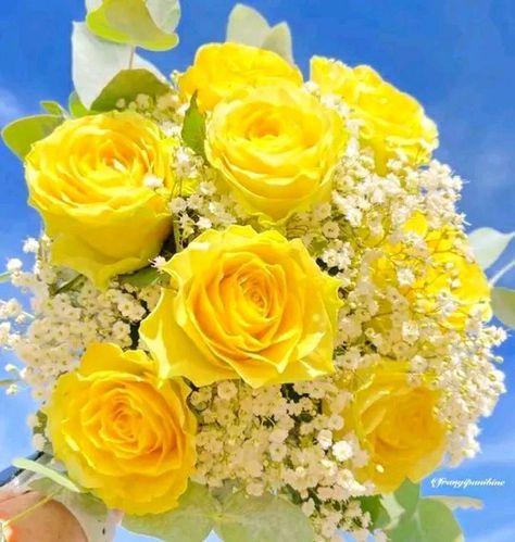 Light Bouquet, Have A Nice Week, Bouquet Of Roses, Beautiful Love Pictures, Good Afternoon, Rose Bouquet, Yellow Roses, Stay Safe, Beautiful Gardens