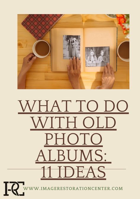 The typical family has thousands of photos stored in their homes, and many of them are haphazardly shuffled into photo albums. There is one problem, though: these hulking collections tend to take up a lot of space. But what can you do about it? In this guide, we discuss some of the most common ways to refresh and repurpose the photo albums of yesteryear – from digitizing your photos to making them into cute gifts or buying the best photo album to display your memories. Best Photo Albums, Make A Photo Album, Photo Album Display, Family Scrapbook Layouts, Photo Album Gift, Display Family Photos, Old Family Photos, Family Photo Album, Photo Restoration