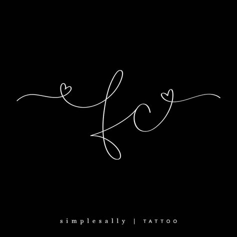 L 💕 // fashioned after one of my most popular designs, an 'h' with a similar heart. . . . #tattoo #tattoodesign #initialstattoo #tinytattoo… Lettering For Tattoos, Letter C Tattoo, Kids Initial Tattoos, Crown Tattoos For Women, F Tattoo, Small Phoenix Tattoos, Rare Tattoos, Sister Tattoo Designs, Tattoos Simple