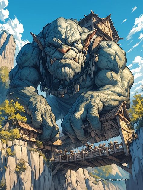 Stronghold Goblin Trap (Mechanic) —day 20 Fantasy Setting, Fantasy Monster, Creature Concept Art, Creature Concept, Medieval Fantasy, Fantasy Artwork, Fantasy Art, Concept Art, Character Art