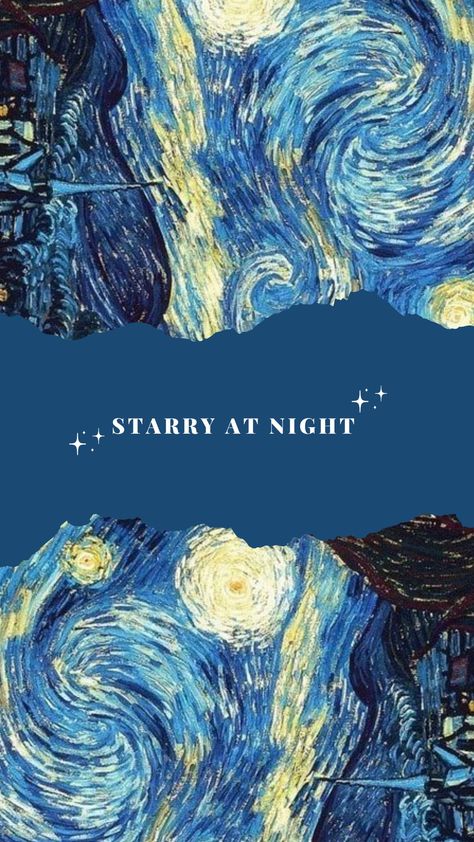 Stary Night Wallpaper 4k, Starry Aesthetic, Van Gogh Wallpaper, Starry Night Wallpaper, Christmas Collage, Arte Van Gogh, Hotel Logo, Artist Quotes, Starry Night Van Gogh