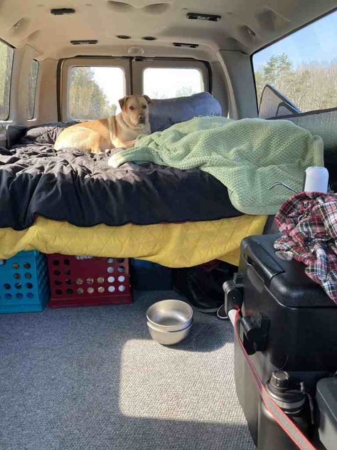 How to Build A Cheap & Easy Camper Van for Weekend Trips Van Camping Ideas, Camper Van Ideas, Cheap Van, Cozy Interiors, Campervan Life, Build A Camper Van, Van Life Diy, Van Build, Build A Camper