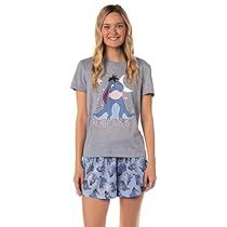 Disney Pjs For Women, Disney Pajamas For Women, Cute Eeyore, Whimsical Words, Disney Pjs, Pajama Short Set, Florida Outfits, Cute Disney Outfits, Stars And Moons