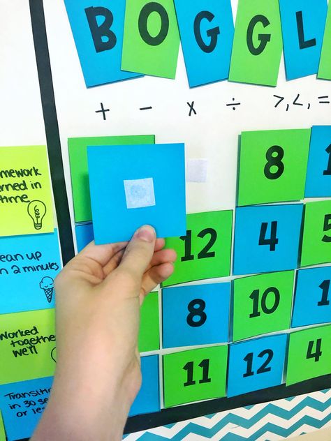 Boggle is a great math early finisher activity! Here's how to make a Boggle board for math. Math Early Finishers 3rd Grade, Whole Class Math Games, Boggle Board Classroom, Fast Finishers Fourth Grade, Extra Activities Early Finishers, Math Boggle, Math Writing Prompts, Boggle Board, Group Challenges