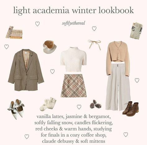 Light Acedamia Clothing, Acedamia Outfits, Light Academia Outfit, Dark Academia Outfits, Capsule Wardrobe Women, Mood Clothes, Academia Style, Winter Lookbook, Paris Outfits