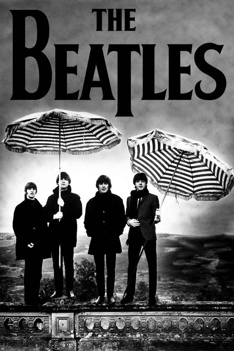 The Beatles Poster, Beatles Wall Art, Good Phone Backgrounds, Beatles Poster, The Fab Four, Prints Poster, Collage Poster, Black And White Posters, Six Feet Under