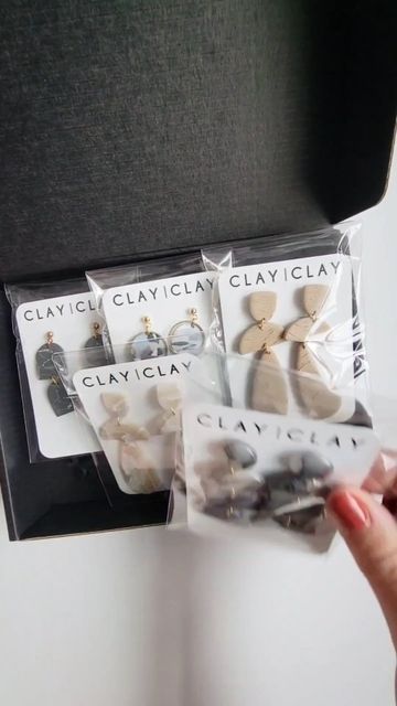 Order Packing, Clay Clay, So Satisfying, Polymer Clay Jewelry, Clay Jewelry, Polymer Clay Earrings, Clay Earrings, Earrings Handmade, Polymer Clay