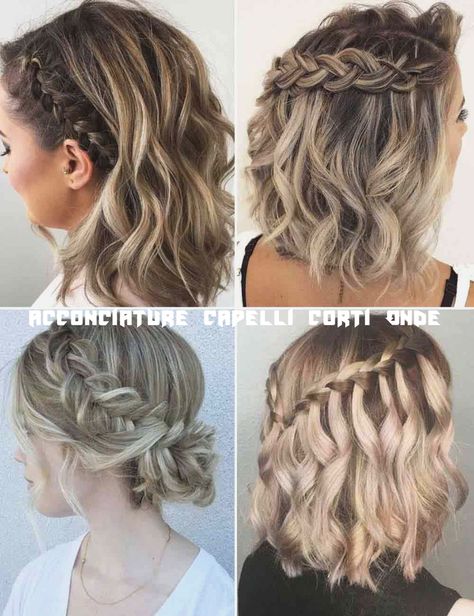 Space Buns, Hoco Hair Ideas Medium, Hoco Hairstyles, Hairstyles For Medium Length Hair Easy, Hairdos For Short Hair, Homecoming Hair Down, Peinados Fáciles Para Cabello Corto, Cute Hairstyles For Medium Hair, Penteado Cabelo Curto