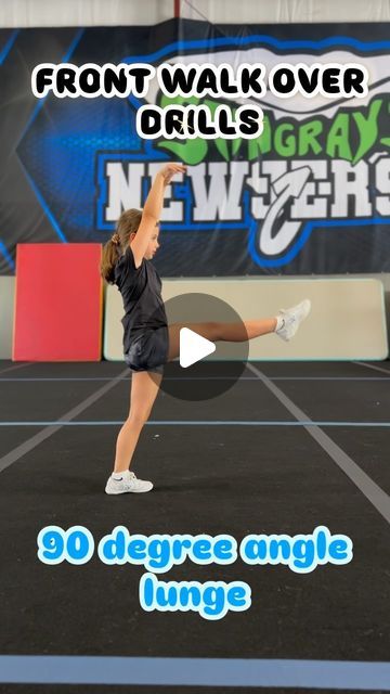 Coach Lauren on Instagram: "Front walk over drills with Brynn! 💖 

#allstar #all #star #allstarcheer #cheer #front #walk #overs #frontwalkovers #summer #tumbling #summertumbling #drills #tumblingdrills" Front Walkover Drills, How To Do A Front Walkover, Front Walkover, Front Walk, All Star Cheer, Drills, Tumbling, Gymnastics, All Star