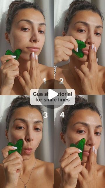 ShineWithNikki on Instagram: "Gua sha tutorial for fine lines ✨️

Save and share for more✨️

Repeat each 10 times
.
.
.
.
.
.
.
.

Gua sha.Facial massage. Guasha tutorial. Antiaging. Face yoga . Aesthetic. Ugc. Skincare tutorial. Skincare tips. Guashafacial. Slim face. Eye bags. Hooded eyes. Wrinkle. Easy gua sha. Basic gua sha" Guasha Massage Faces, Slimmer Face, Skin Care Tutorial, Hooded Eyes, Face Yoga, Gua Sha, Eye Bags, Health Remedies, Massage