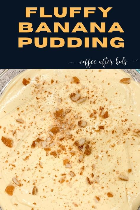 Classic banana pudding with a twist that makes it fluffy. Whipped Cream Banana Pudding, Fluffy Banana Pudding, Whipped Banana Pudding, Whipped Banana Pudding Recipe, Lemon Cupcake Recipe, Cream Cheese Sugar Cookies, Banana Dessert Recipes, Best Banana Pudding, Banana Dessert