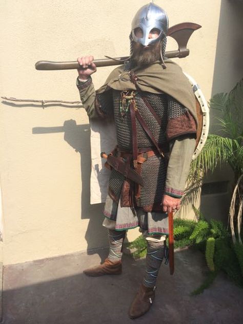 Historical Viking Kit "Petee The Mad Viking" Authentic Viking Clothing, Historical Viking Armor, Historical Viking Clothing, Viking Peasant, Viking Wizard, Norse Warrior, Historical Viking, Viking Cosplay, Viking Armor