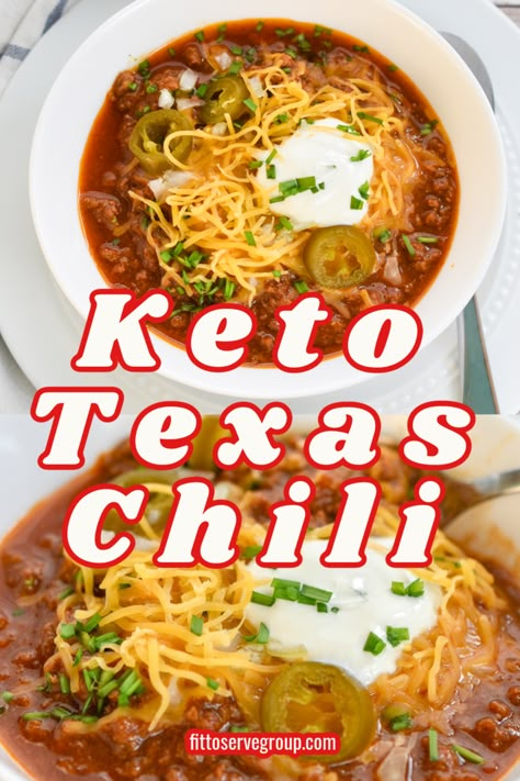 Keto Texas Chili, Keto Chilli Recipes Instapot, Keto Beef Chili Recipe, Keto Chili Soup Recipes, Best Low Carb Chili, Crock Pot Keto Chili, Best Keto Chili Recipes, Keto Crockpot Chili, Keri Chili