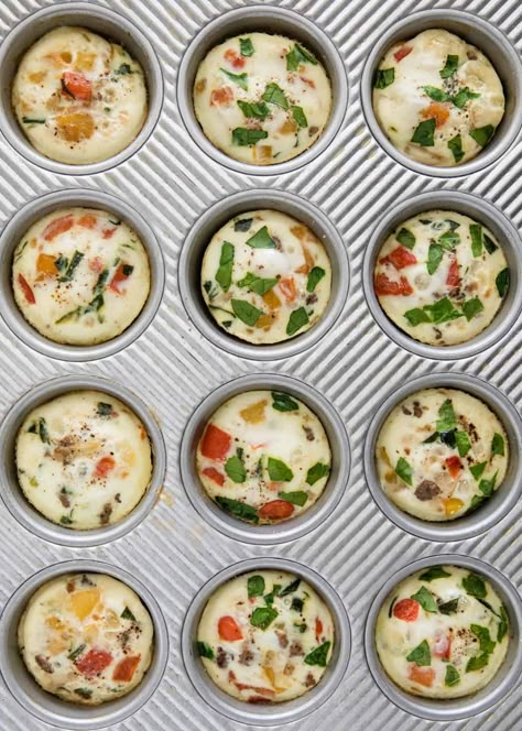 Egg White Muffin Cups, Egg White Breakfast Recipes, Egg White Muffins, Egg White Breakfast, Egg White Recipes, Vegan Muffins, I Heart Naptime, Healthy Eggs, Egg Muffins