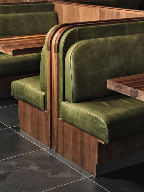 Booth Seating Restaurant, Banquette Seating Restaurant, Restaurant Banquette, Michael Hsu, Banquette Ideas, Booth Seat, Baked Pizza, St David, Restaurant Booth