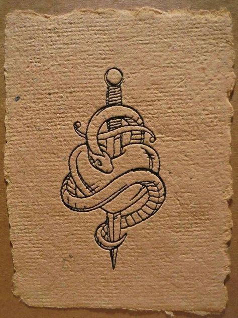 Snake tattoo Dagger Heart Tattoo, Daggar Tattoo, Heart Dagger Tattoo, Peep Tattoo, Snake And Dagger Tattoo, Knife Tattoo, Snake Tattoo Design, Dagger Tattoo, Vox Machina