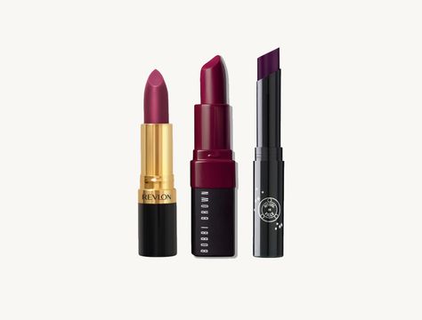 Plum Lipstick Is the Pick of the Season - NewBeauty Plum Lipstick, Plum Lips, Subtle Makeup, Celebrity Makeup Artist, Deep Skin, Bold Lips, Dewy Skin, Celebrity Makeup, Top Beauty Products