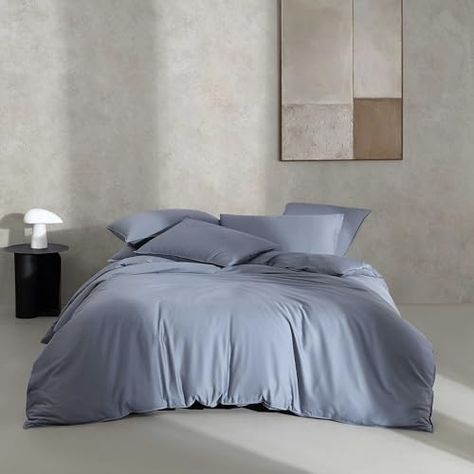 Smoky Blue, Organic Cotton Duvet Cover, Bedding Essentials, Bedding Stores, Cotton Duvet Cover, King Duvet, King Duvet Cover, Queen Duvet, Queen Duvet Covers