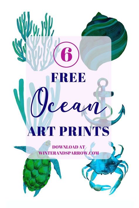 Ocean Printables Free, Ocean Printables, Bujo Journal Ideas, Beach Printables, Free Stencils Printables Templates, Stencils Printables Templates, Beach Crafts Diy, Free Stencils Printables, Ocean Images