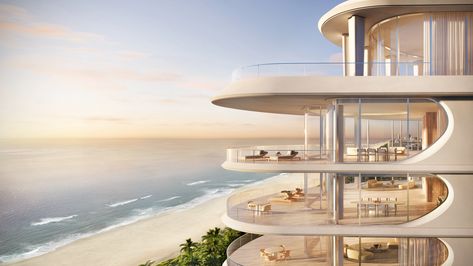 New Launches Push Miami's Luxury Inventory Forward - Mansion Global Spa Inspired Bathrooms, Miami Condo, Miami Real Estate, Art Deco Buildings, Oceanfront Condo, Expensive Houses, Luxury Condo, Resort Collection, South Beach