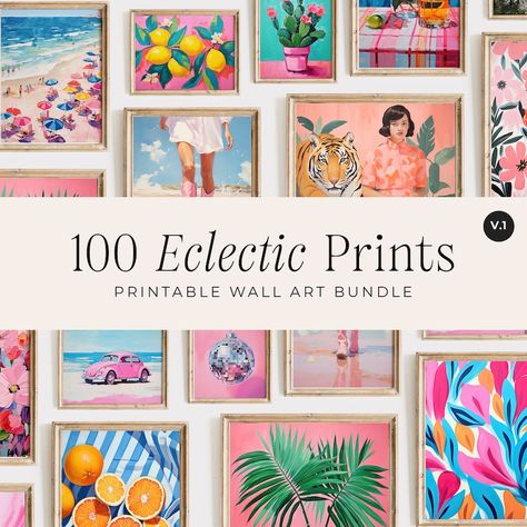 100 Eclectic Prints, Eclectic Wall Art, Maximalist Wall Art, Gallery Wall, Cowgirl Decor, Preppy Room Decor, Printable Art, DIGITAL DOWNLOAD - Etsy Australia Eclectic Art Prints, Cowgirl Decor, Eclectic Prints, Maximalist Wall, Maximalist Wall Art, Eclectic Wall Art, Preppy Room Decor, Preppy Room, Eclectic Art