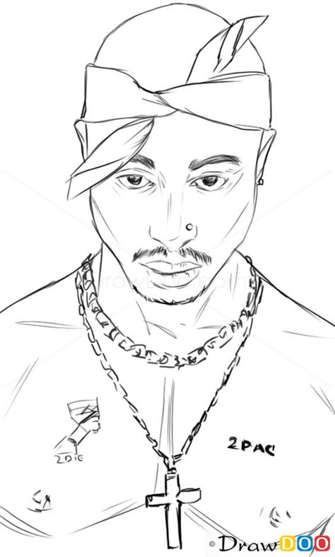 How to Draw Tupac Shakur, Famous Singers Tupac Drawing, Tupac Artwork, Tupac Tattoo, 2pac Art, Gangster Drawings, Tupac Art, Hip Hop Artwork, Istoria Artei, Rapper Art