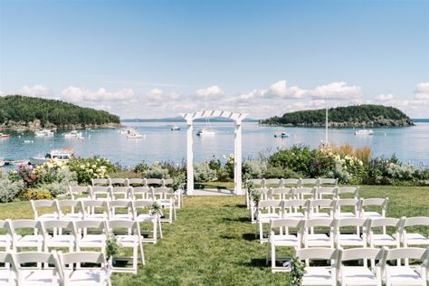 Bar Harbor Inn, Maine Wedding Venues, Oceanfront Wedding, Harbor Wedding, Bar Harbor Maine, Wedding Organizer, East Coast Wedding, Inexpensive Wedding Venues, Maine Wedding