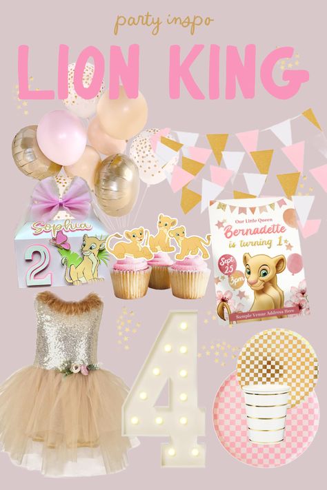 lion king birthday party Lion King Birthday Party Ideas, Lion King Birthday Party, Lion King Party, Lion King Birthday, Halloween Movie Night, Ballerina Birthday Parties, Ice Cream Birthday Party, King Birthday, Cat Birthday Party